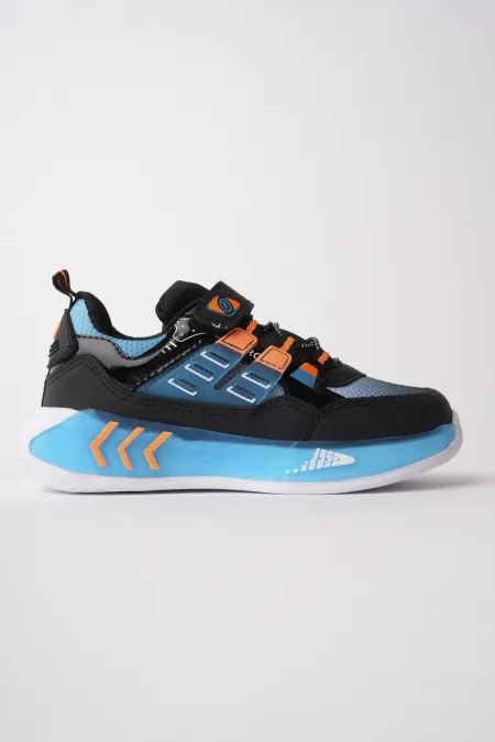 Muggo ZUZU Cırtlı ve Bağcıklı Günlük Çocuk Sneaker Spor Ayakkabı