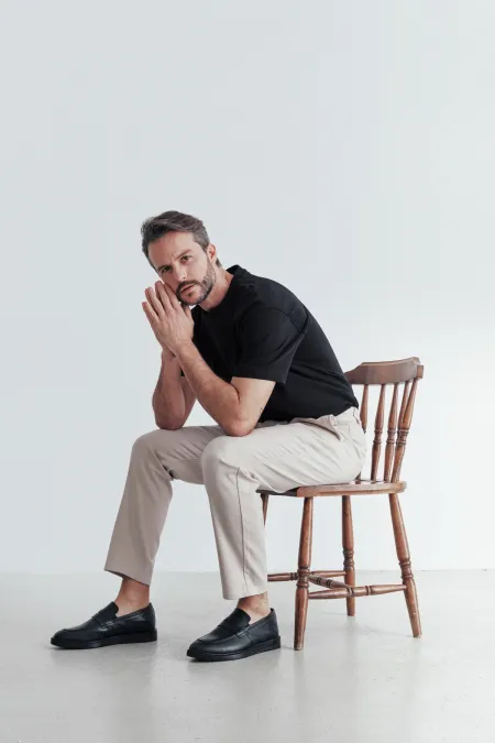 Chaussures orthopédiques confortables et classiques décontractées pour hommes Muggo Jones, en cuir véritable. Garantie Muggo Jones.