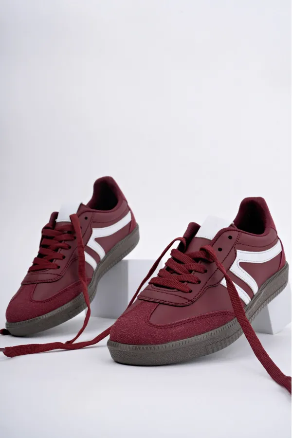 Muggo GARCİA Garantili Unisex Ortopedik Günlük Bağcıklı Yürüyüş Koşu Sneaker Spor Ayakkabı