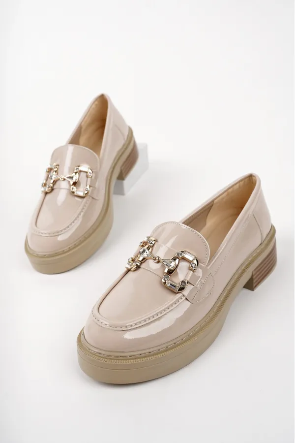 Muggo CARMENTA Women's Loafer Thick Sole Buckle Casual Everyday Moccasin Shoes Muggo CARMENTA Women's Loafer Thick Sole Buckle Casual Everyday Moccasin Shoes