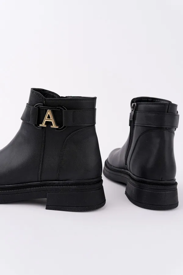 Bottes zippées pour femmes Muggo VENTOZA avec détail de ceinture et de boucle