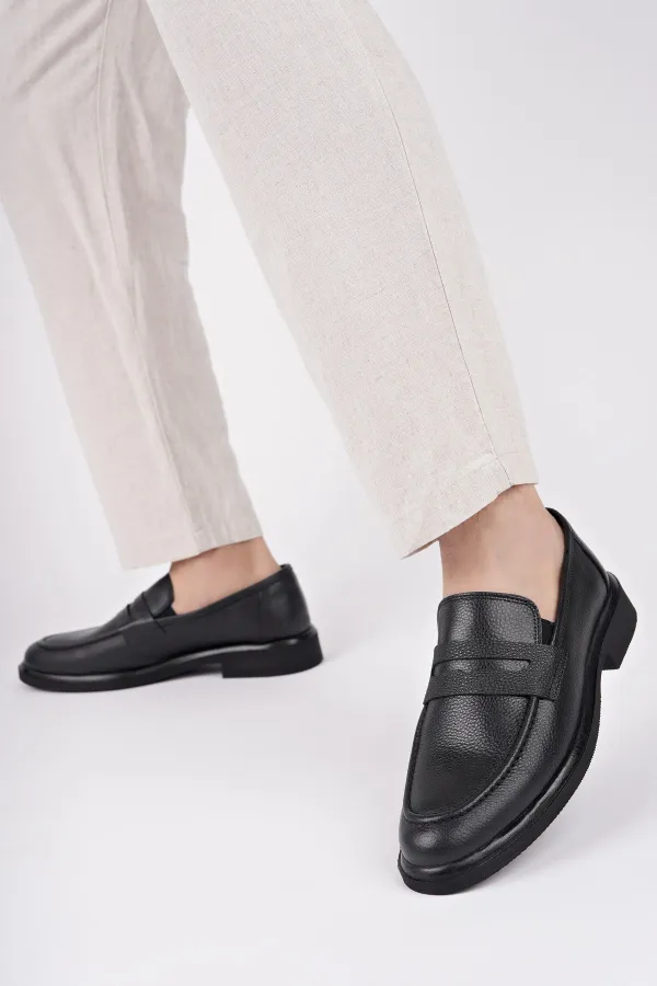 Chaussures classiques décontractées pour hommes Muggo EUPHO en cuir véritable