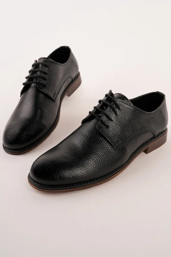 Muggo MATHEW Genuine Leather Lace-up Men's Classic Casual Shoes