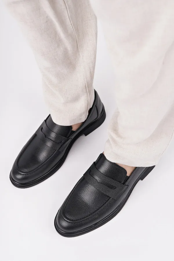 Chaussures classiques décontractées pour hommes Muggo EUPHO en cuir véritable