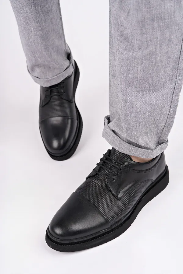 Muggo Marcel Garantili Erkek Günlük Klasik Hakiki Deri Casual Ayakkabı