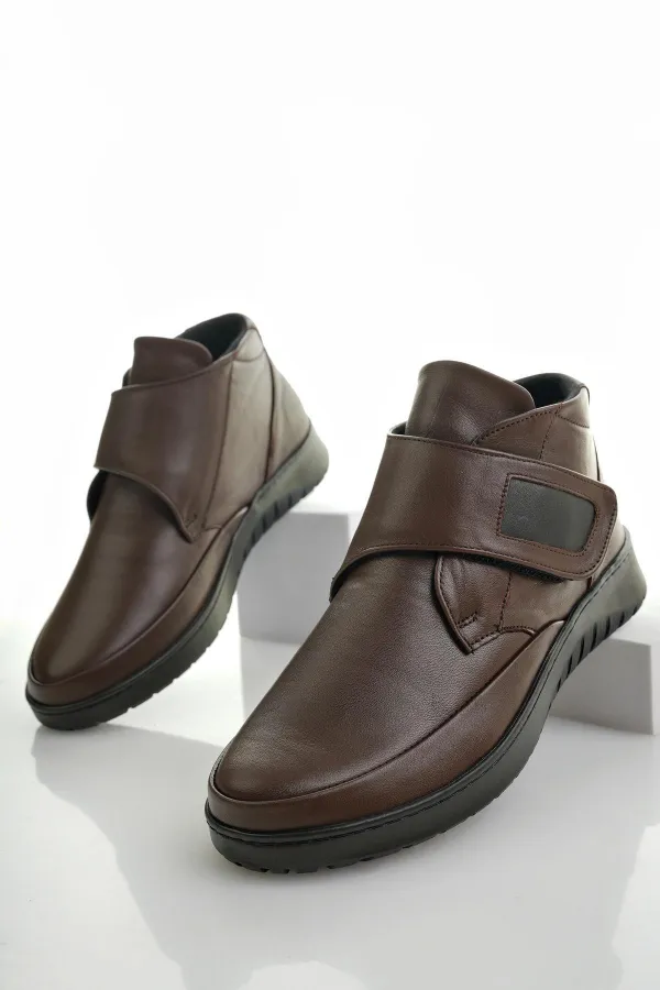 Bottes pour femmes Muggo en cuir véritable avec semelle orthopédique et éperon du talon, garanties médicalement