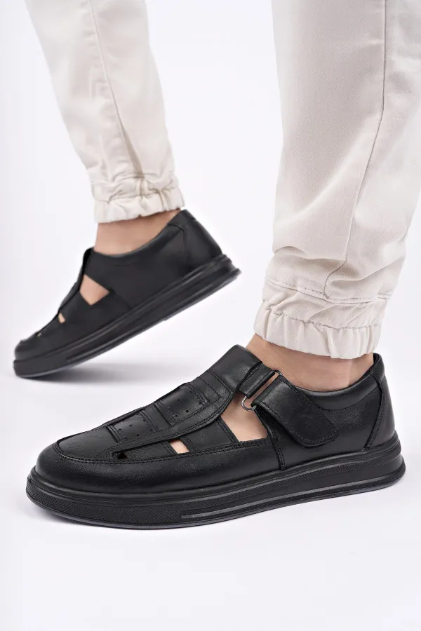 Muggo Oliver Guaranteed Men's Casual Classic Genuine Leather Comfortable Orthopedic Sandals