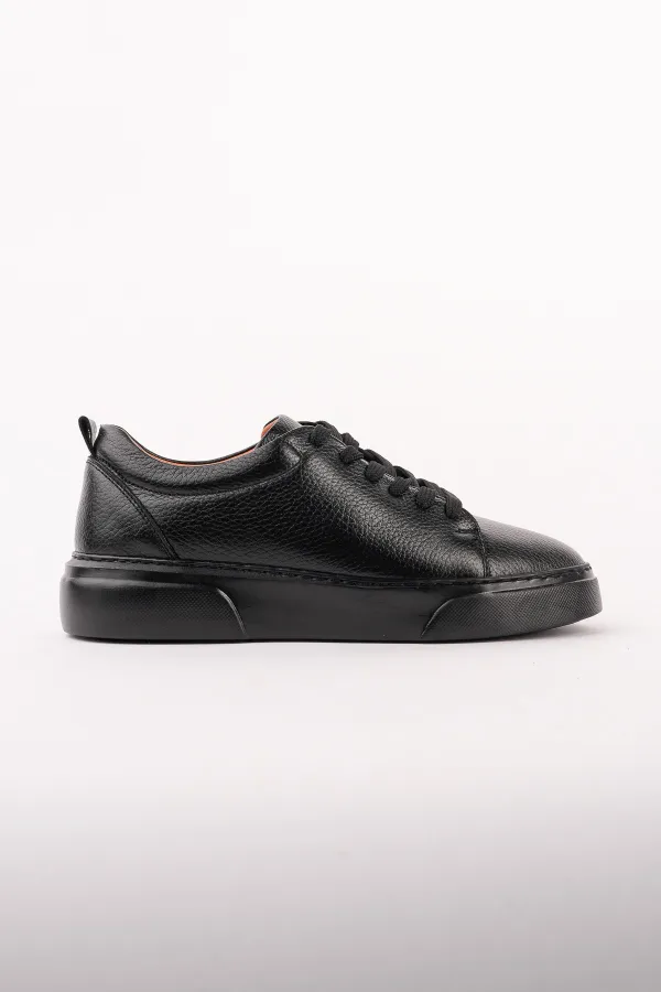 Muggo LEONS Genuine Leather Men's Thick Sole Lace-up Casual Sneaker Muggo LEONS Genuine Leather Men's Thick Sole Lace-up Casual Sneaker