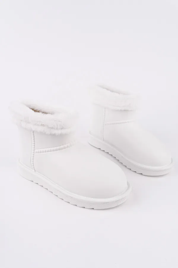 Muggo FROSTY Kadın Kürklü Yağmur Ve Kar Botu