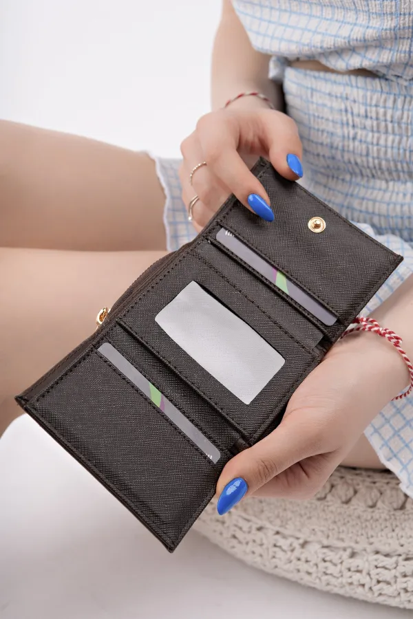 Muggo LITTLE Women's Wallet with Coin & Paper Money Compartment and Zippered Card Holder