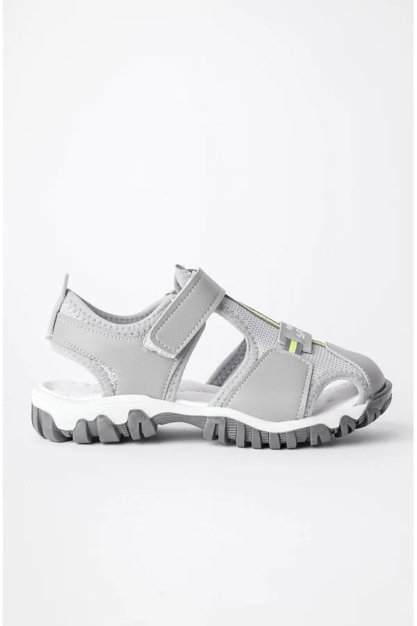 Sandales unisexes pour enfants Muggo TWEETY, garanties pour un usage quotidien, avec semelle orthopédique légère et bout fermé, fermeture velcro.