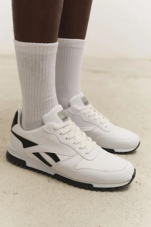 Muggo  BLAKE Unisex Ortopedik Günlük Garantili Yürüyüş Koşu Sneaker Spor Ayakkabı