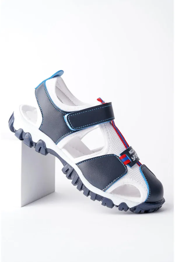 Sandales unisexes pour enfants Muggo TWEETY, garanties pour un usage quotidien, avec semelle orthopédique légère et bout fermé, fermeture velcro.