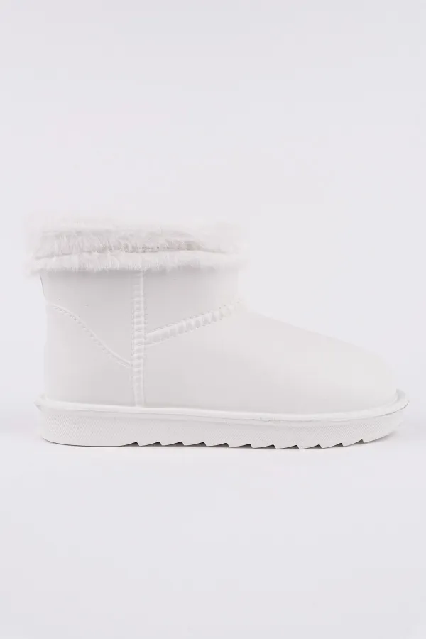 Muggo FROSTY Kadın Kürklü Yağmur Ve Kar Botu