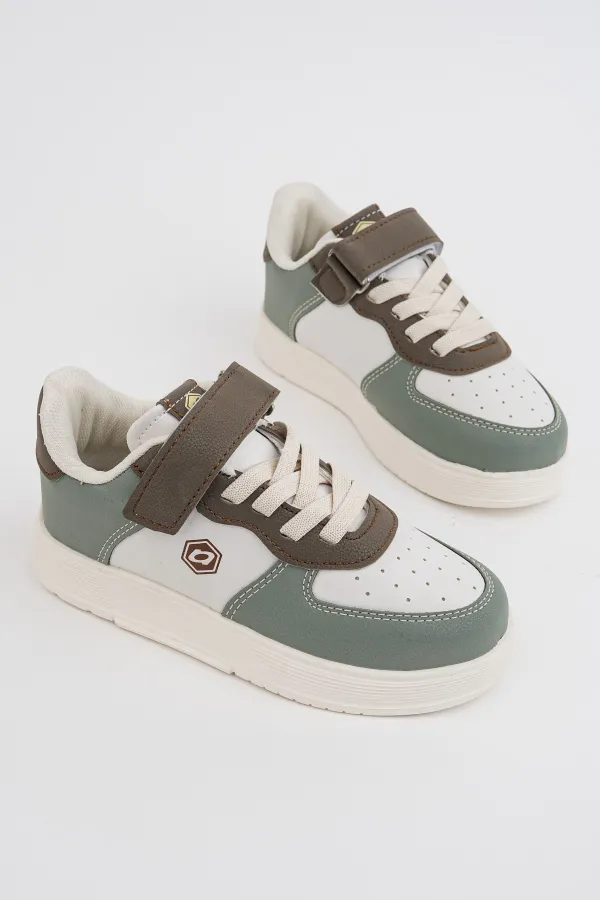 Muggo SNYDER Velcro and Lace-up Kids' Casual Sneaker Sports Shoes Muggo SNYDER Velcro and Lace-up Kids' Casual Sneaker Sports Shoes