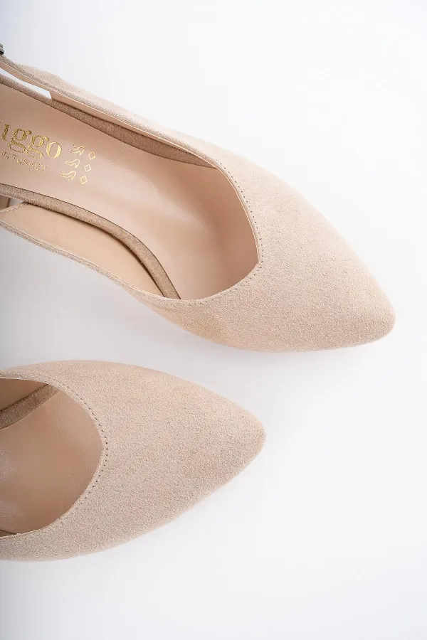 Muggo W0711 Chaussures à talons hauts élégantes et confortables, style classique décontracté sans talon, garanties