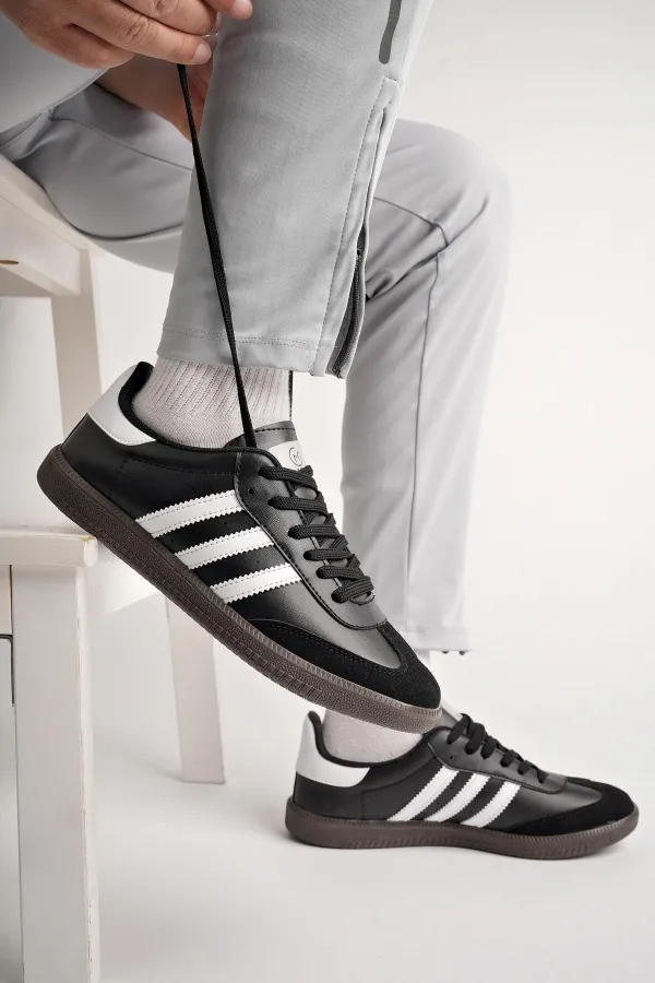 Muggo JABBAR Unisex Ortopedik Günlük Garantili Bağcıklı Yürüyüş Koşu Sneaker Spor Ayakkabı