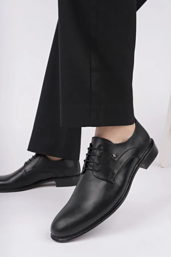 Chaussures classiques pour hommes Muggo H043 en cuir véritable