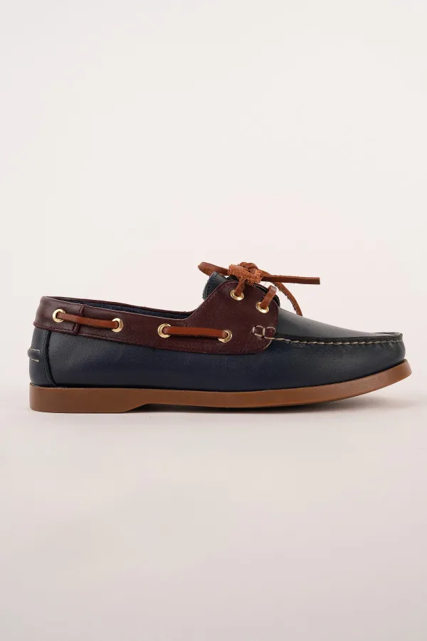 Muggo GENOVA Genuine Leather Lace-up Men's Casual Loafer Shoes Muggo GENOVA Genuine Leather Lace-up Men's Casual Loafer Shoes
