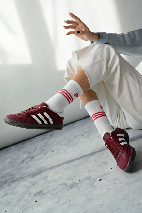 Muggo JABBAR Unisex Ortopedik Günlük Garantili Bağcıklı Yürüyüş Koşu Sneaker Spor Ayakkabı