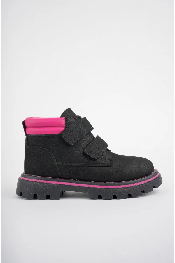 Bottes Muggo GADGET pour enfants, unisexes, confortables et résistantes au froid, avec fermeture velcro.