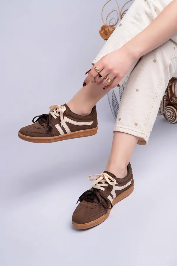 Chaussures de sport décontractées Muggo HUXLEY à double laçage pour femmes