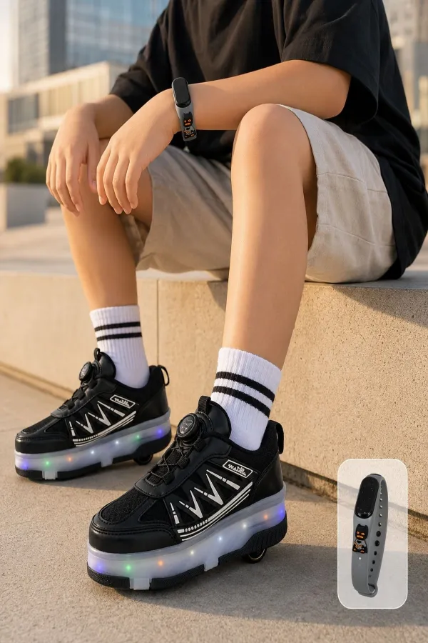 Muggo SKATE Kids' Light-Up Roller Skates/Sneakers Muggo SKATE Kids' Light-Up Roller Skates/Sneakers