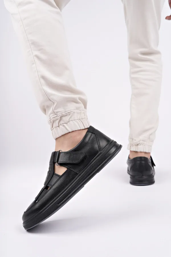 Muggo Oliver Guaranteed Men's Casual Classic Genuine Leather Comfortable Orthopedic Sandals