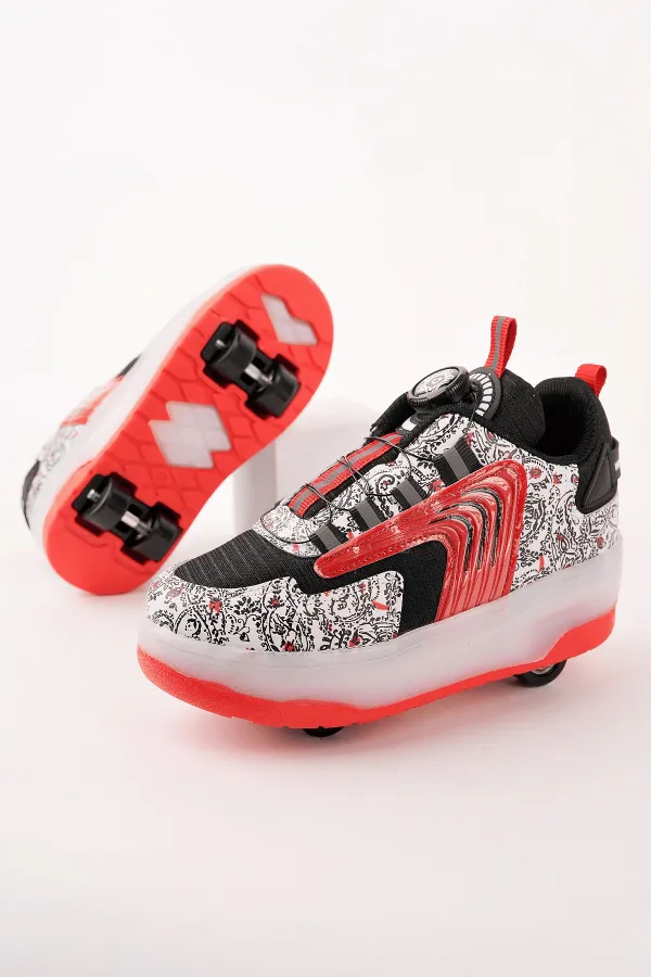 Muggo FLOW Kids Light-Up Roller Skate Sneaker Sports Shoes Muggo FLOW Kids Light-Up Roller Skate Sneaker Sports Shoes