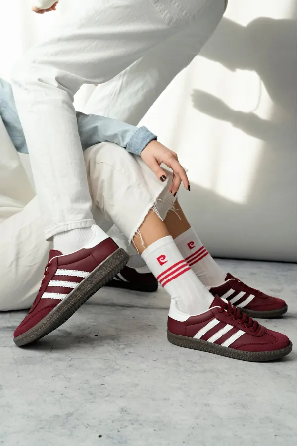 Muggo JABBAR Unisex Ortopedik Günlük Garantili Bağcıklı Yürüyüş Koşu Sneaker Spor Ayakkabı