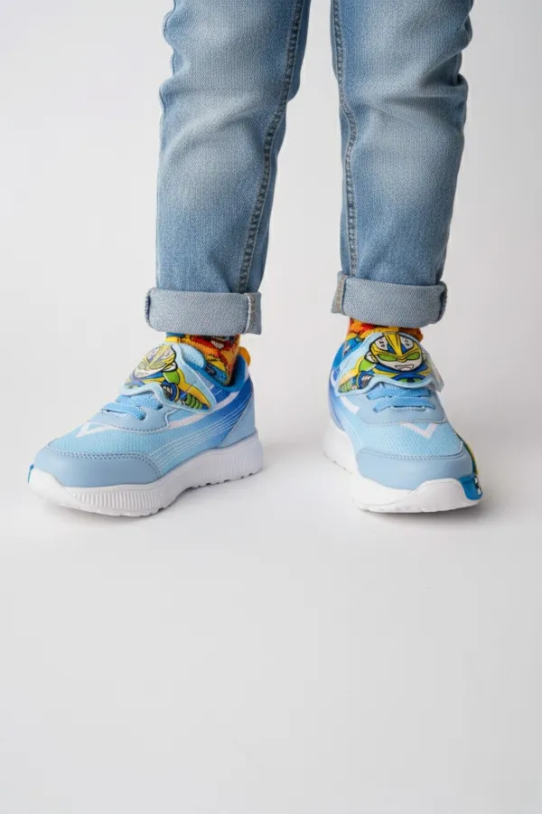 Muggo CAR Velcro Car and Light-Up Kids' Casual Sneaker Sports Shoes