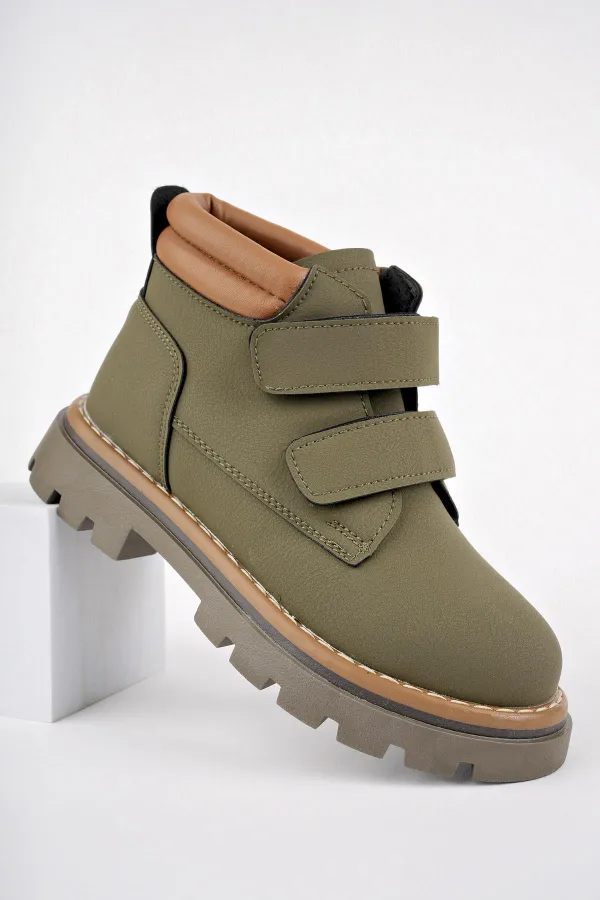 Bottes Muggo GADGET pour enfants, unisexes, confortables et résistantes au froid, avec fermeture velcro.