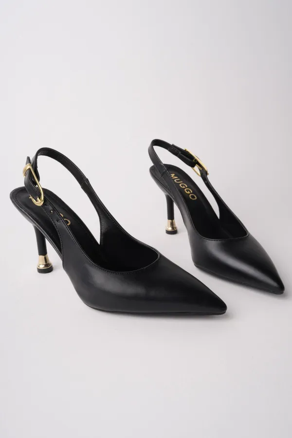 Escarpins à bout pointu et dos ouvert pour femmes Muggo CHIC