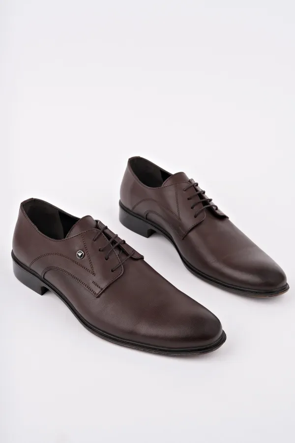 Chaussures classiques pour hommes Muggo H043 en cuir véritable