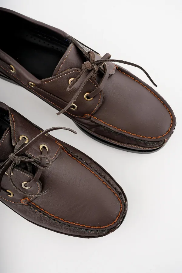 Muggo Sidro chaussures décontractées classiques en cuir véritable garanties pour hommes