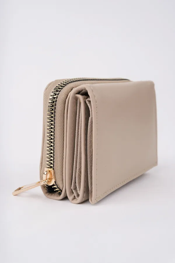 Muggo LITTLE Women's Wallet with Coin & Paper Money Compartment and Zippered Card Holder