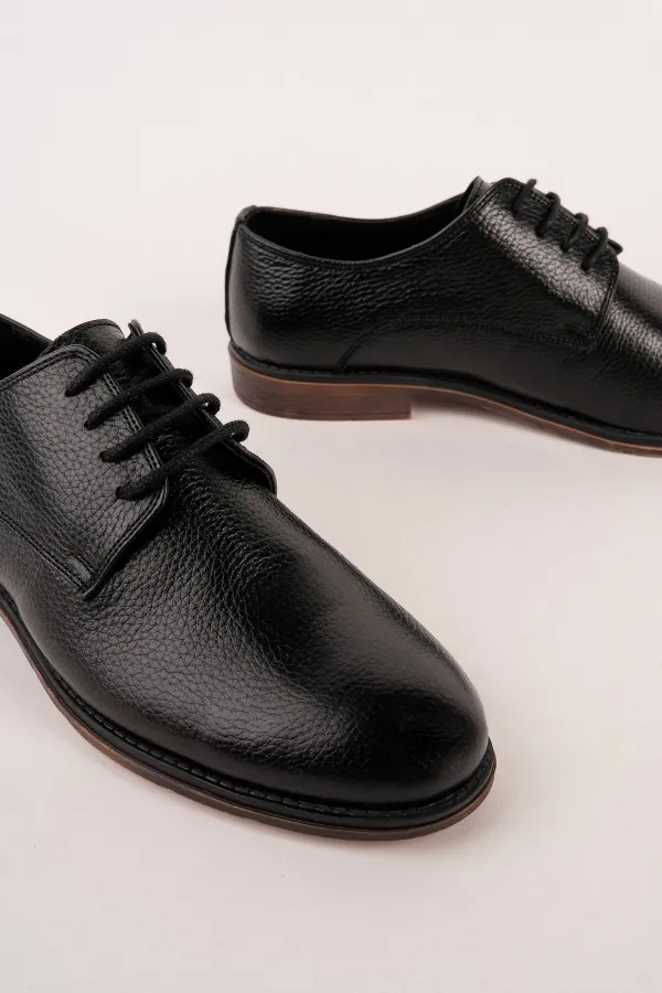 Muggo MATHEW Genuine Leather Lace-up Men's Classic Casual Shoes