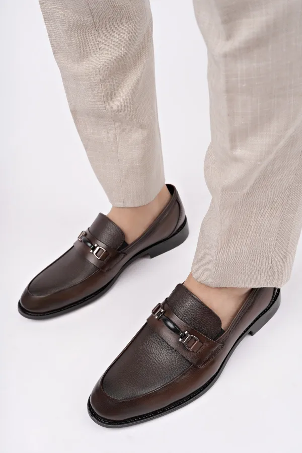 Chaussures orthopédiques classiques décontractées en cuir véritable Muggo BONDY pour hommes