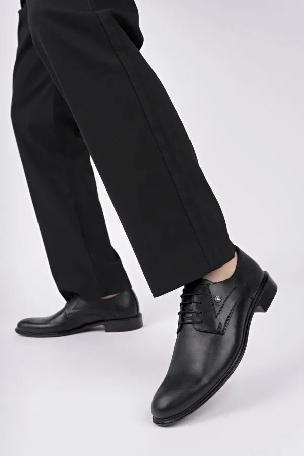 Chaussures classiques pour hommes Muggo H043 en cuir véritable