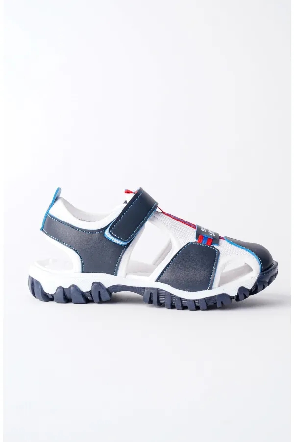 Sandales unisexes pour enfants Muggo TWEETY, garanties pour un usage quotidien, avec semelle orthopédique légère et bout fermé, fermeture velcro.