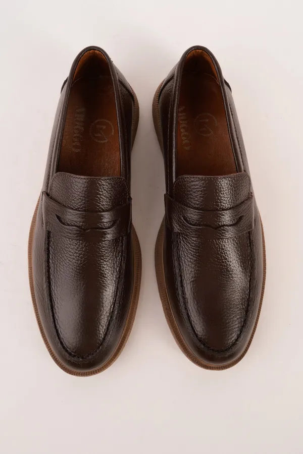 Muggo PEDRO Genuine Leather Slip-on Men's Classic Casual Shoes Muggo PEDRO Genuine Leather Slip-on Men's Classic Casual Shoes