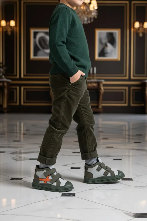 Muggo NEMO Botte Double Velcro Mixte Enfant