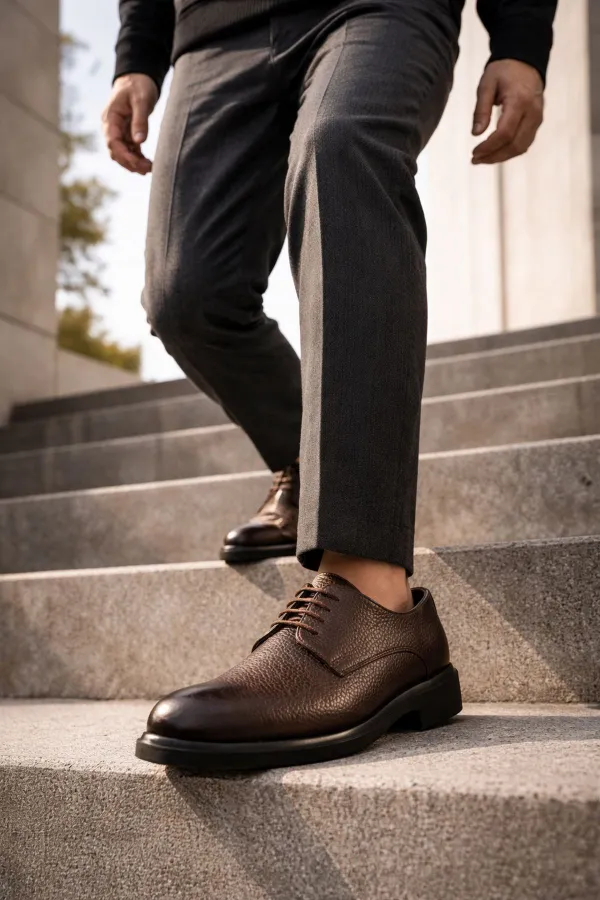 Muggo DANIEL Genuine Leather Lace-up Men's Classic Casual Shoes Muggo DANIEL Genuine Leather Lace-up Men's Classic Casual Shoes