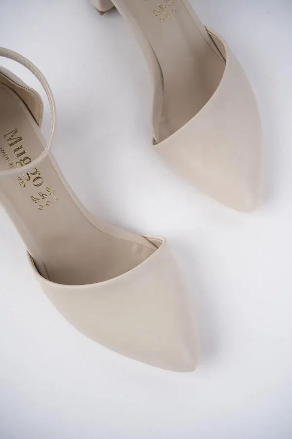 Muggo W708 Chaussures à talons hauts élégantes et confortables pour femmes, style classique décontracté garanti