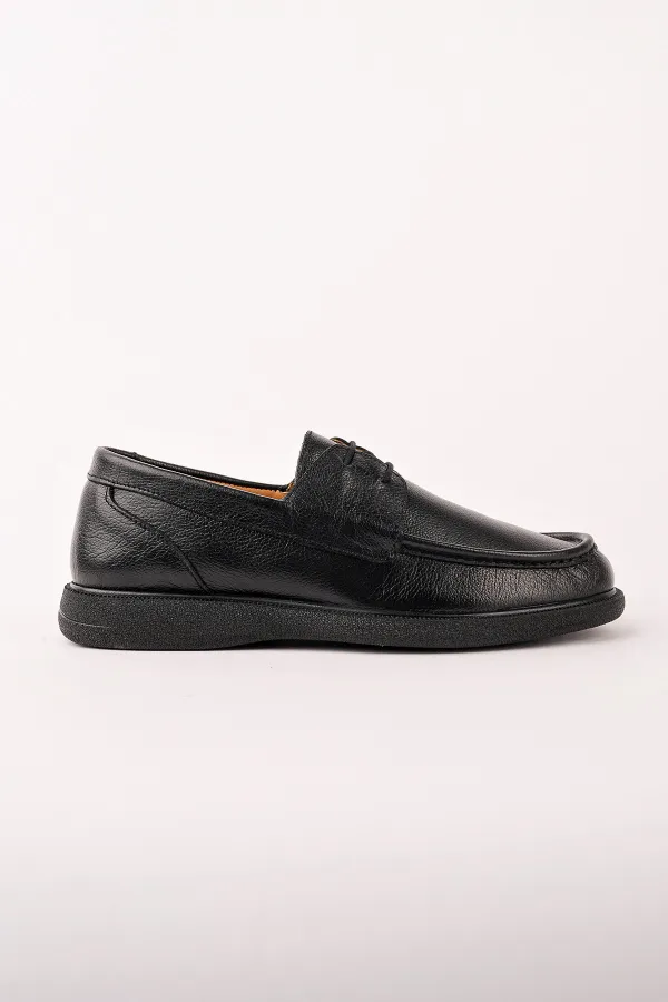 Chaussures décontractées classiques pour hommes Muggo FATHER en cuir véritable, à lacets et semelle confortable
