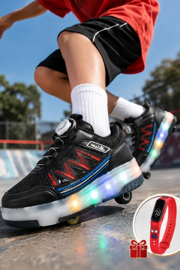 Muggo SKATE Kids' Light-Up Roller Skates/Sneakers Muggo SKATE Kids' Light-Up Roller Skates/Sneakers