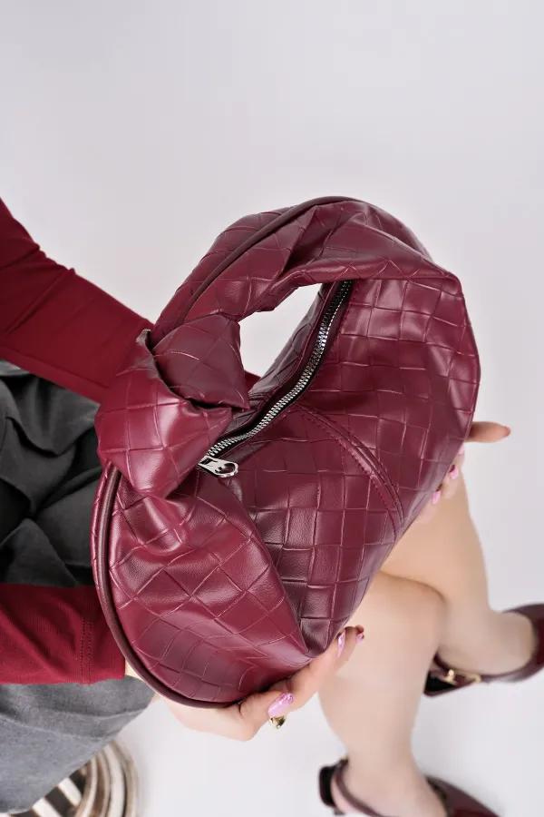 Sac à main ovale noué Muggo CAPSULE pour femme