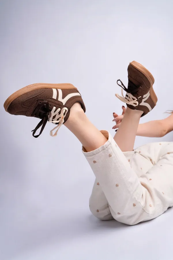 Chaussures de sport décontractées Muggo HUXLEY à double laçage pour femmes