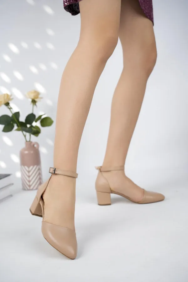 Muggo W708 Chaussures à talons hauts élégantes et confortables pour femmes, style classique décontracté garanti