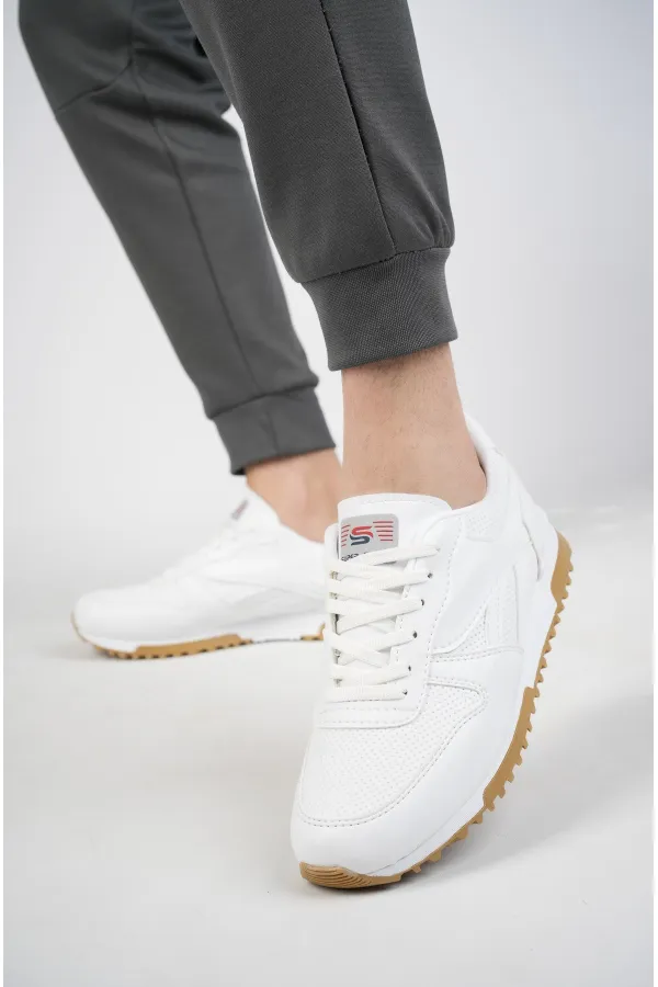 Muggo  BLAKE Unisex Ortopedik Günlük Garantili Yürüyüş Koşu Sneaker Spor Ayakkabı